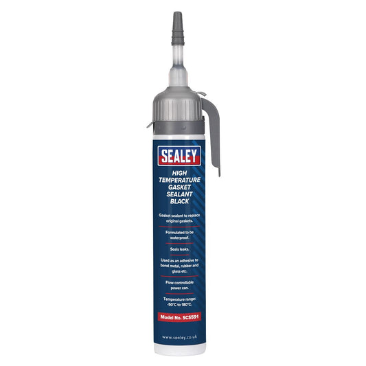 Sealey SCS591 High Temperature Gasket Sealant Black 200ml Sealey