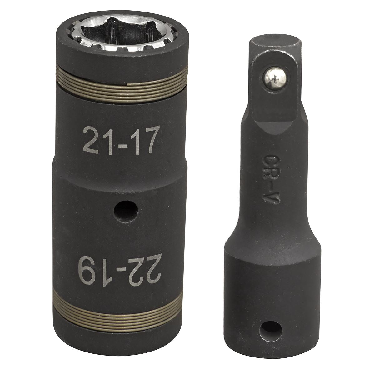 Sealey SX1821 4-in-1 1/2"Sq Drive Impact Socket Set 2pc Sealey