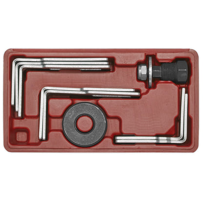 Sealey VS6421 Fuel Tank Sender Spanner Set 9pc 24mm Hex Drive Sealey