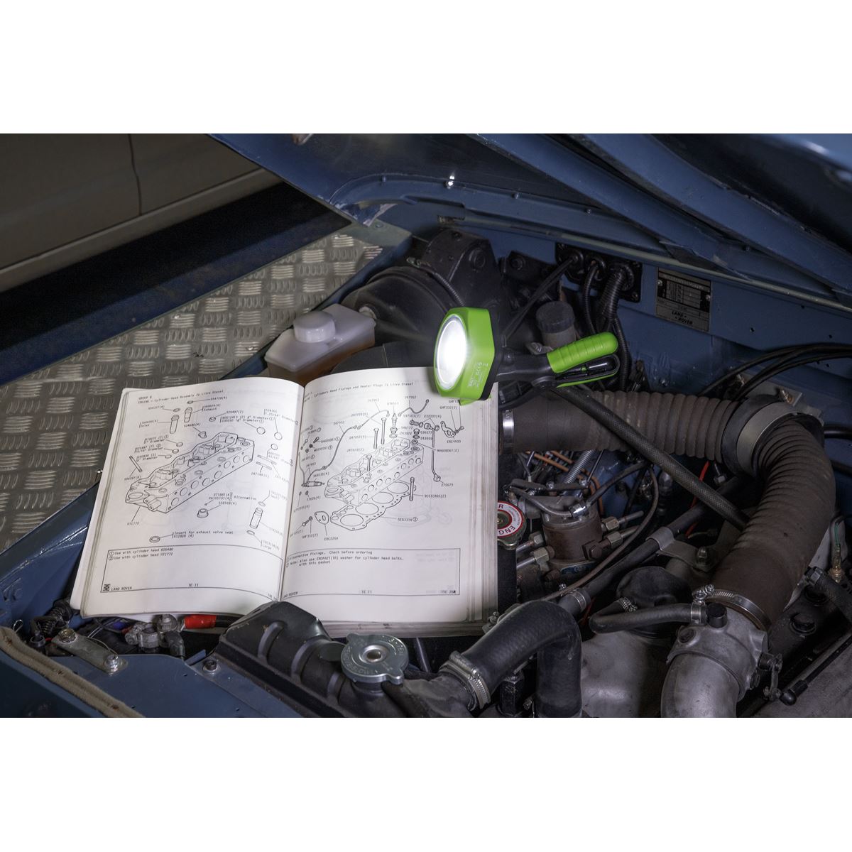 Sealey LED100C Work Light with Clamp 3W COB LED Sealey