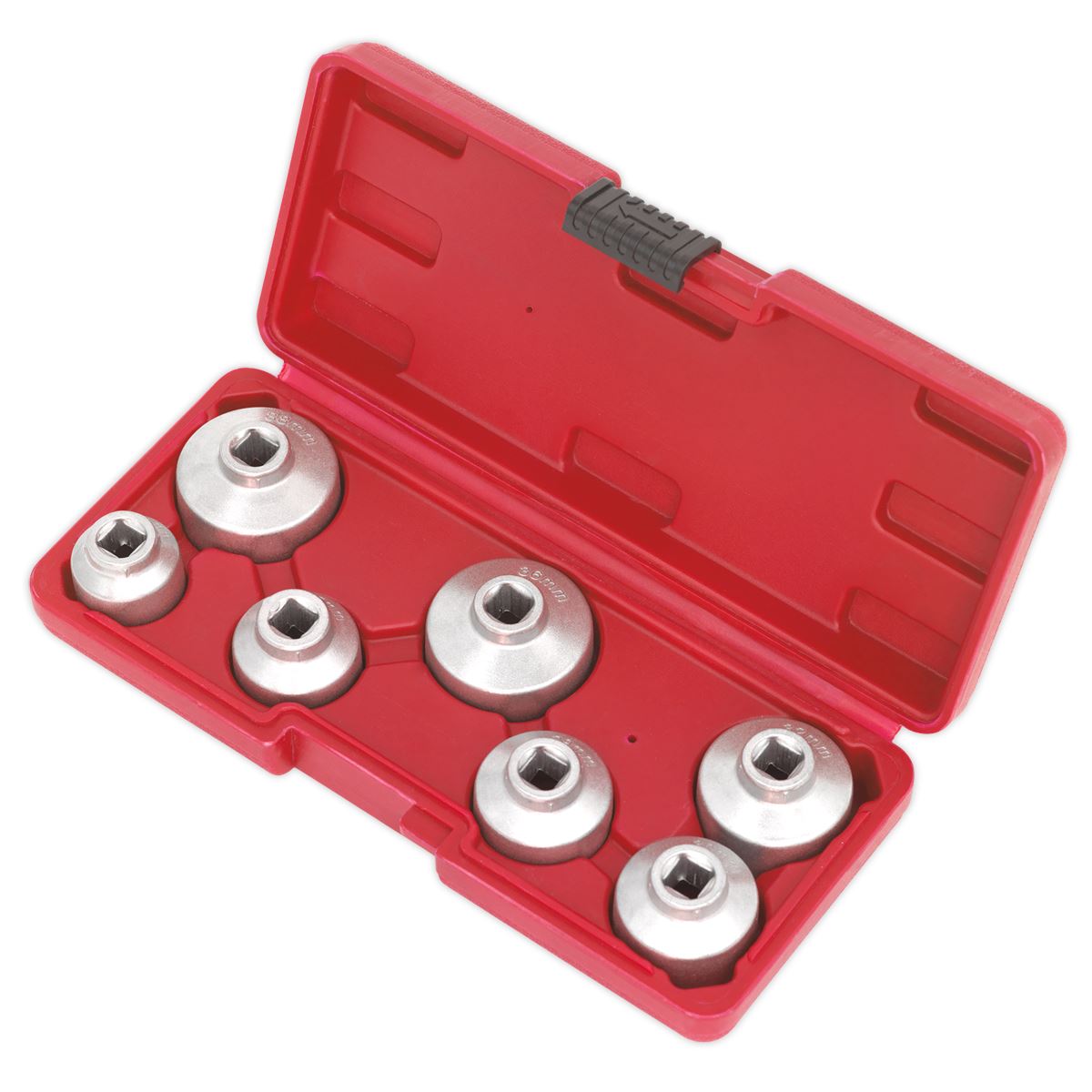 Sealey VS7008 Oil Filter Cap Wrench Set 7pc Sealey
