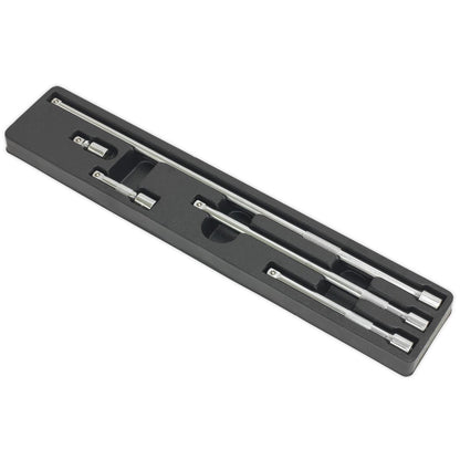 Sealey AK6341 Extension Bar Set 5pc 3/8"Sq Drive Sealey
