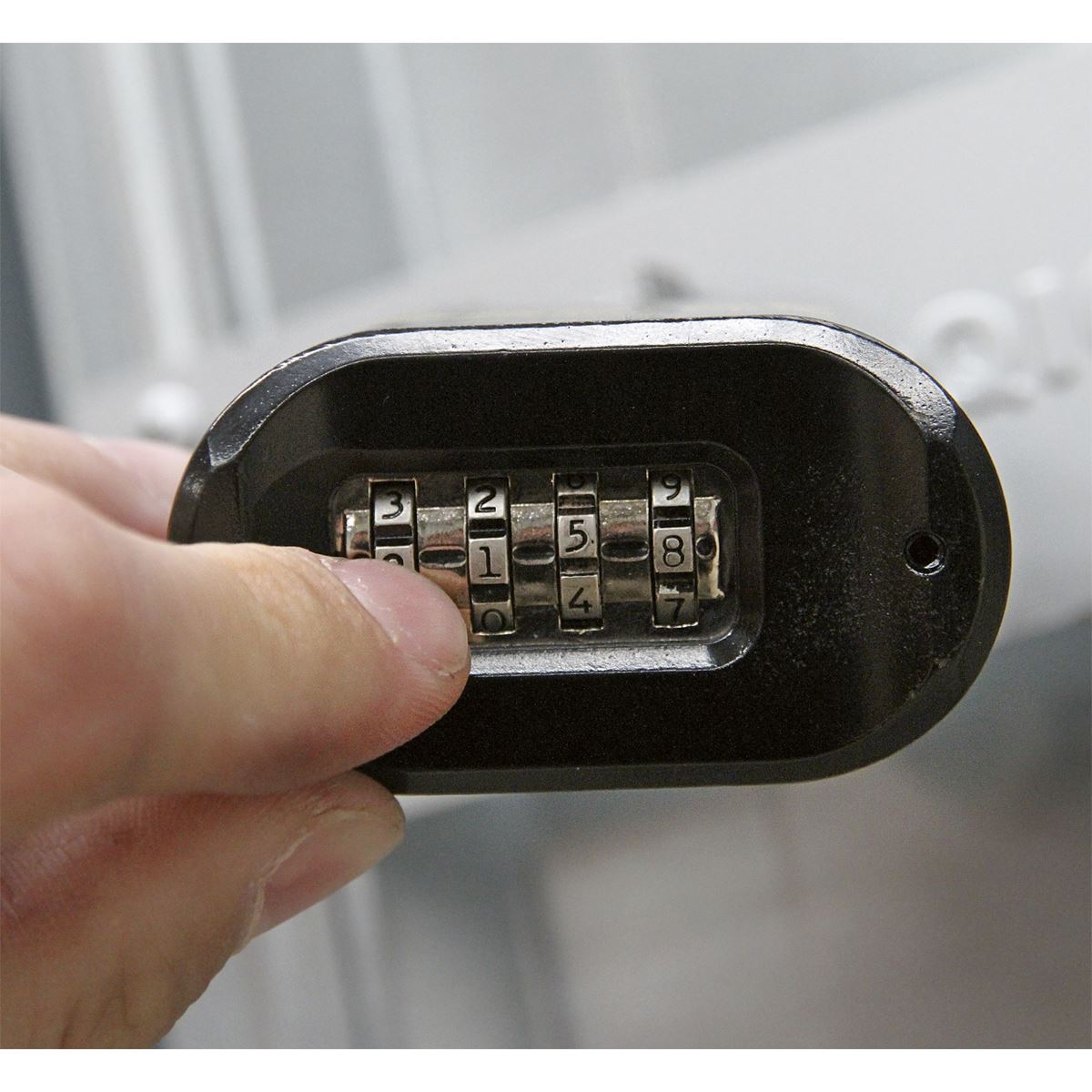 Sealey PL603S Steel Body Combination Padlock Shrouded Shackle 62mm Sealey