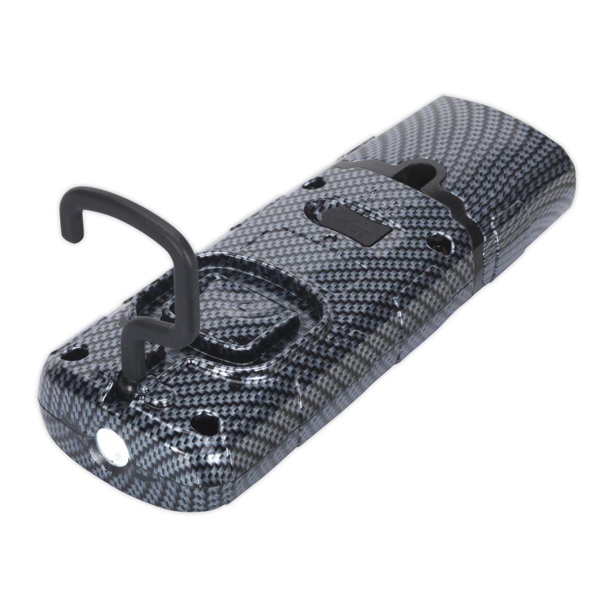 Sealey LED3601CF Rechargeable 360° Inspection Light 3W COB & 1W SMD LED Carbon Fibre Effect Sealey