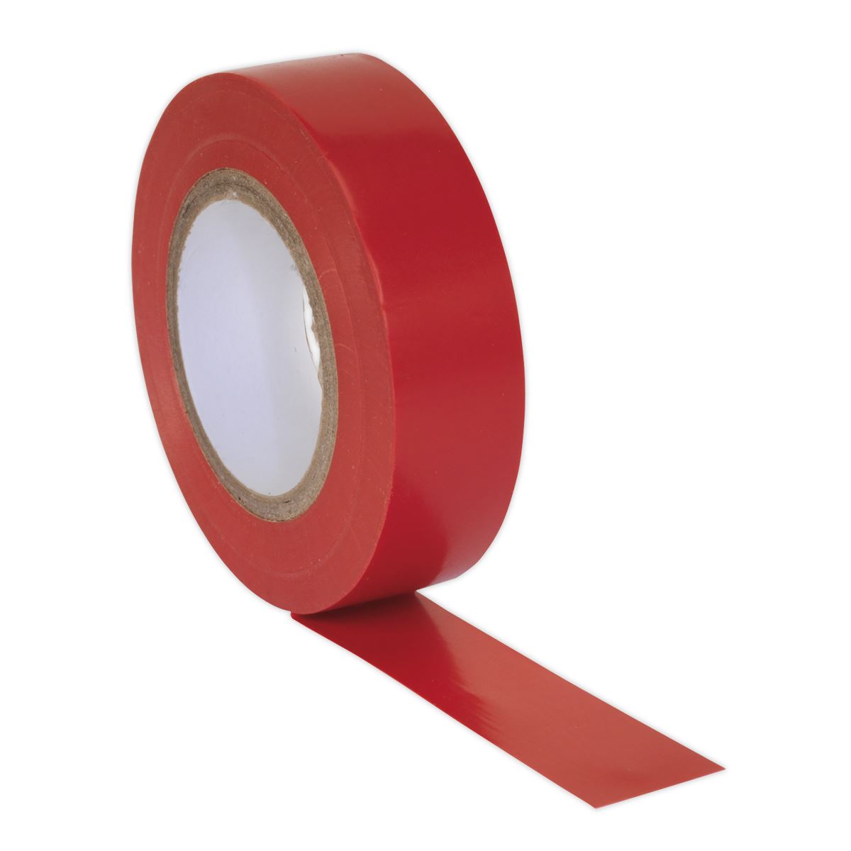 Sealey ITRED10 PVC Insulating Tape 19mm x 20m Red Pack of 10 Sealey