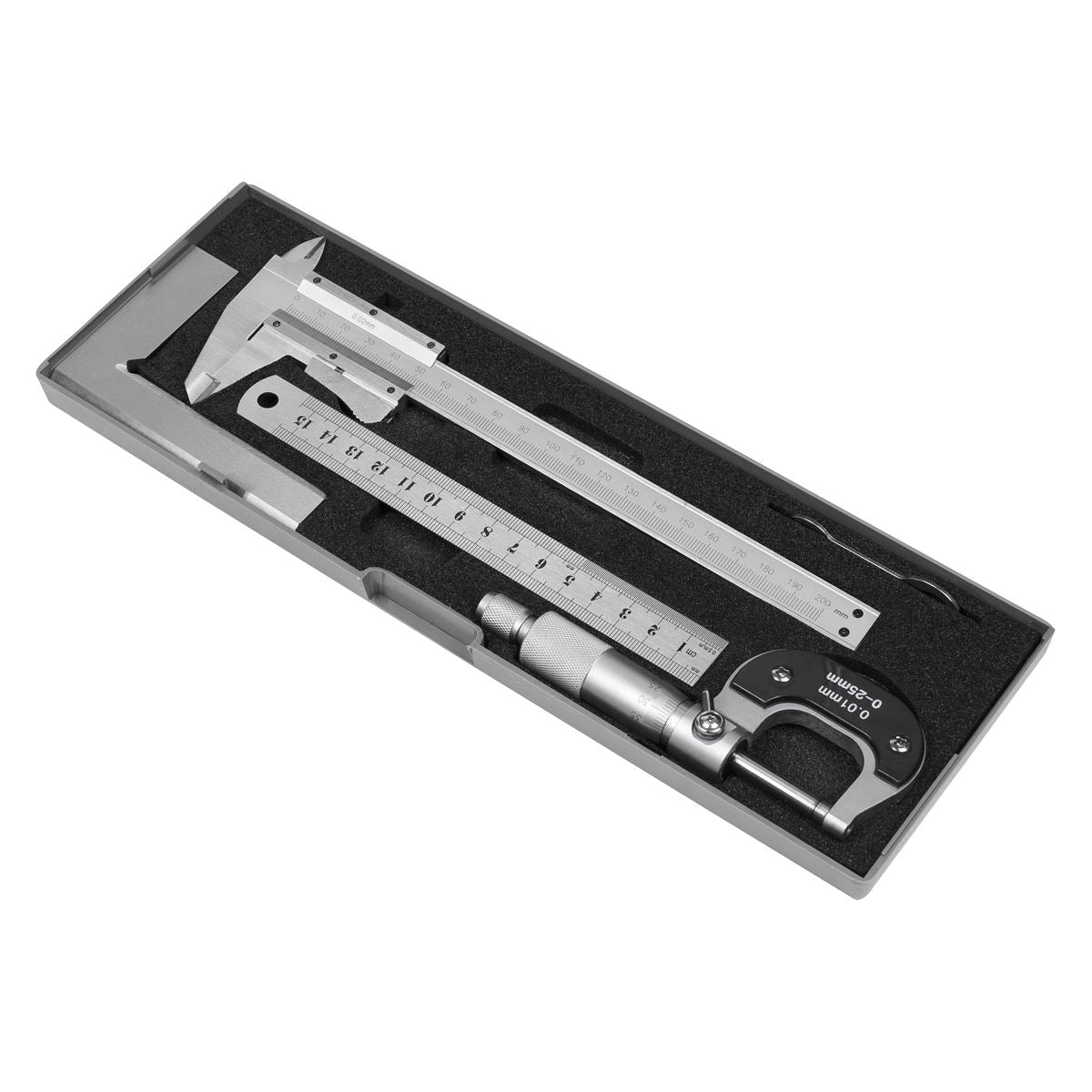 Sealey AK91SET Measuring Tool Set 4pc Sealey