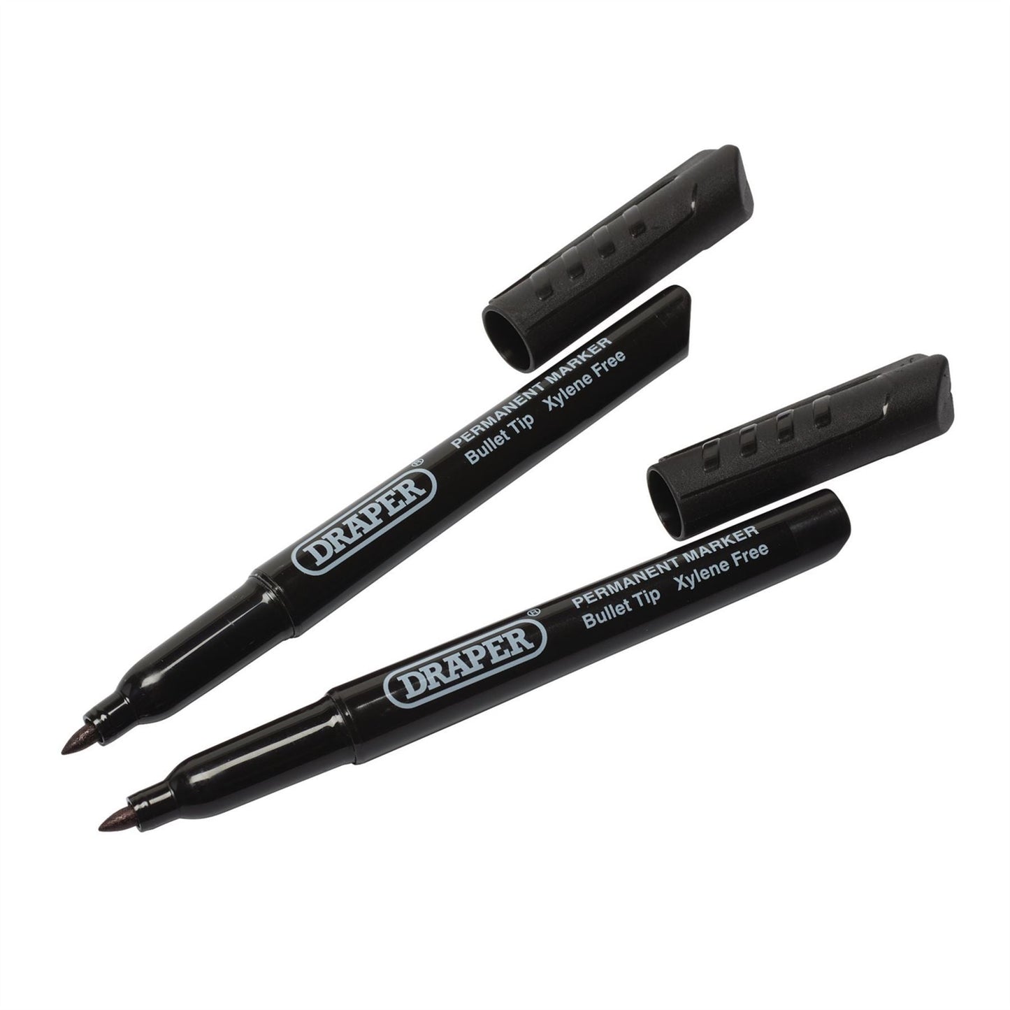 Draper 20942 Marker Pens Black Pack of 2 Draper