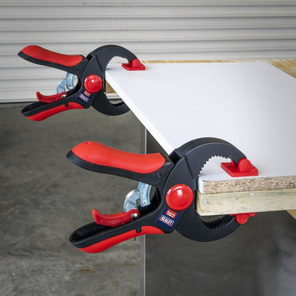 Sealey RC504 Ratchet Clamp 45mm 4pc Set Sealey