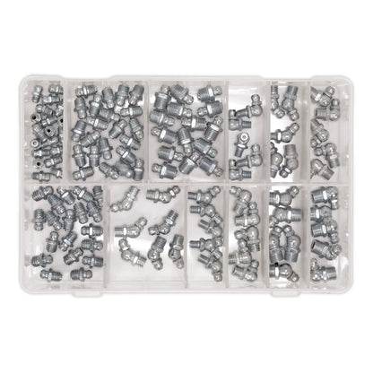 Sealey AB008GN Grease Nipple Assortment 115pc - Metric Sealey