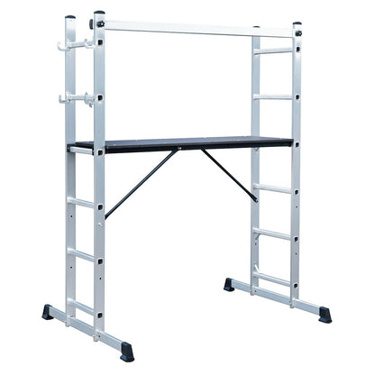 Sealey ASCL2 Aluminium Scaffold Ladder 4-Way EN 131 Sealey