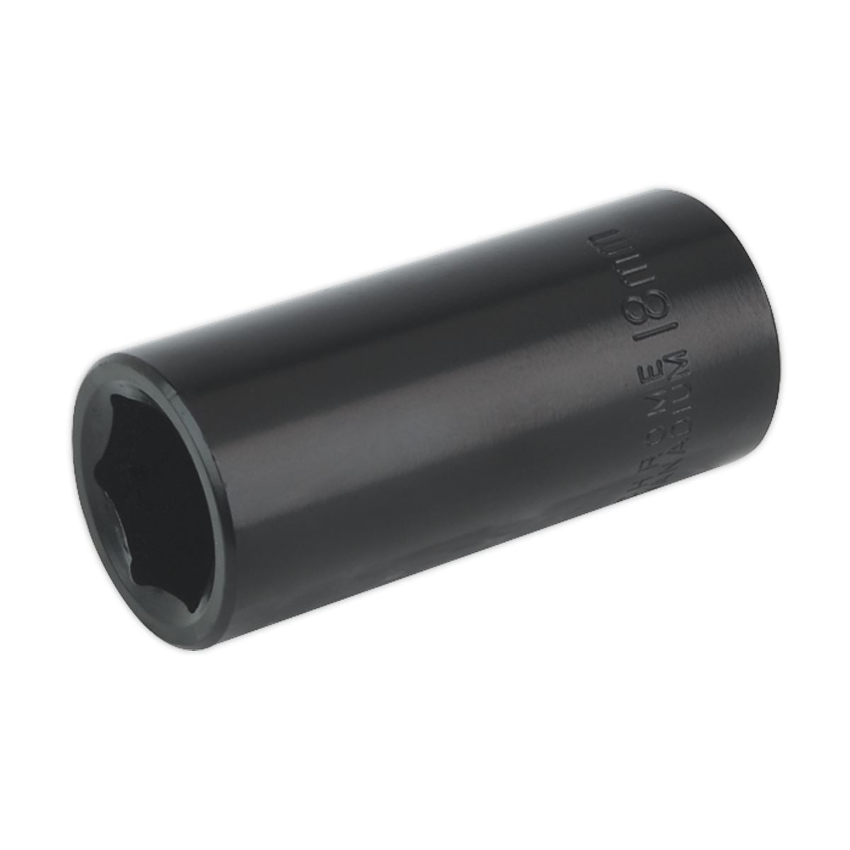 Sealey IS3818D Impact Socket 18mm Deep 3/8"Sq Drive Sealey