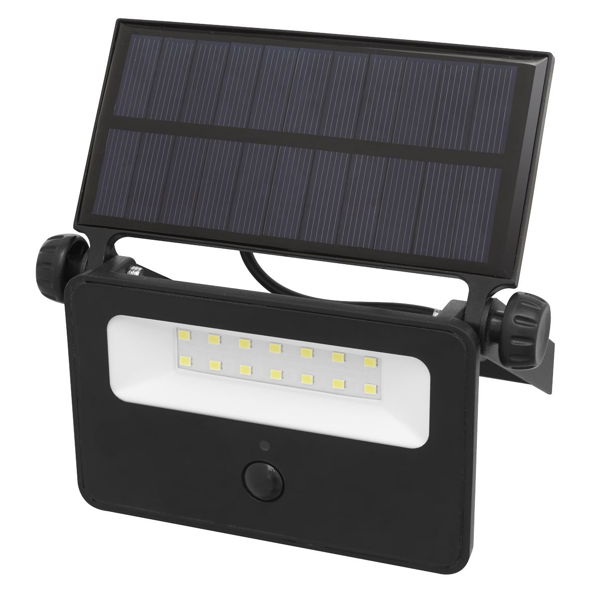 Sealey LED16S Extra-Slim Solar Floodlight with Wall Bracket 16W SMD LED Sealey