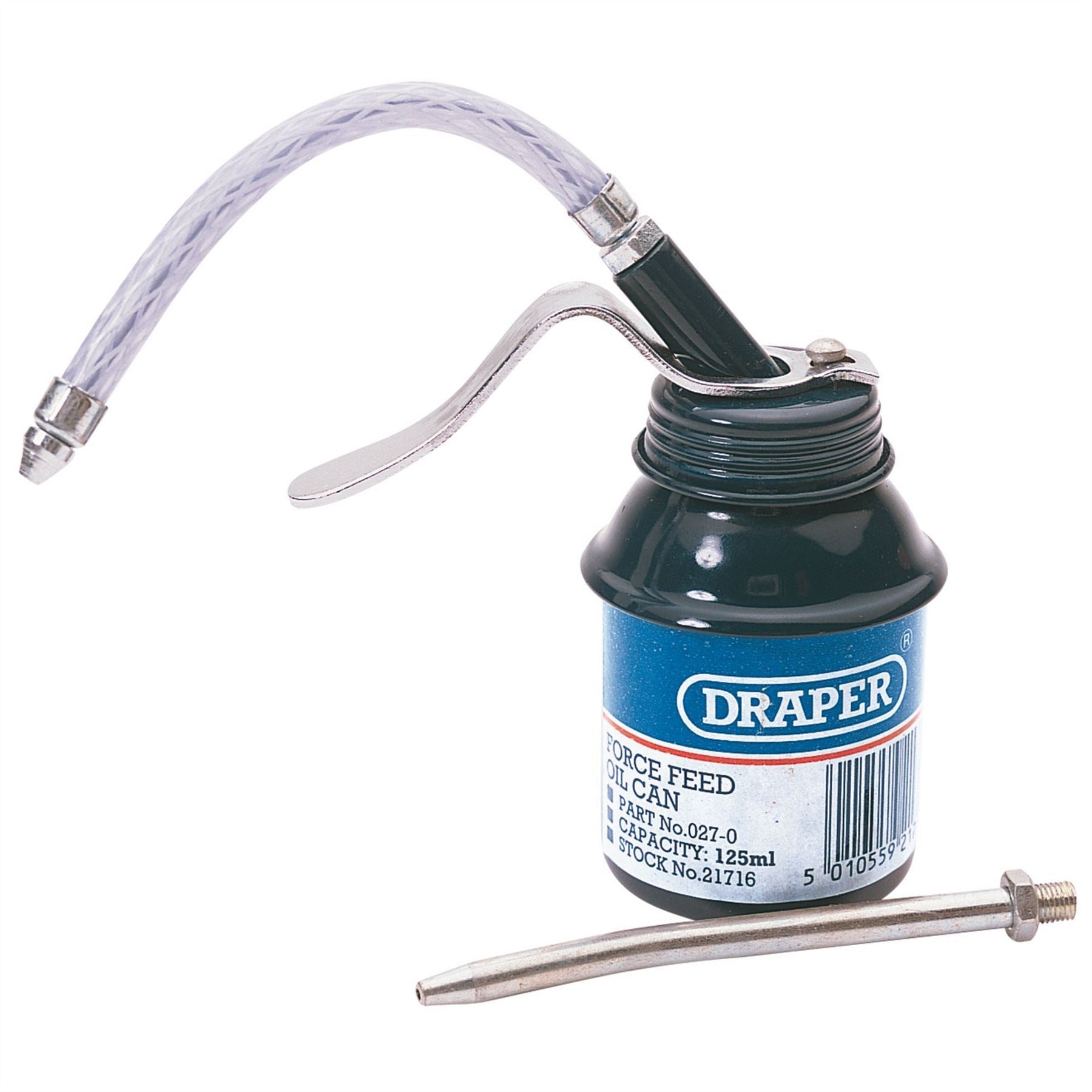 Draper 21716 Force Feed Oil Can 125ml Draper