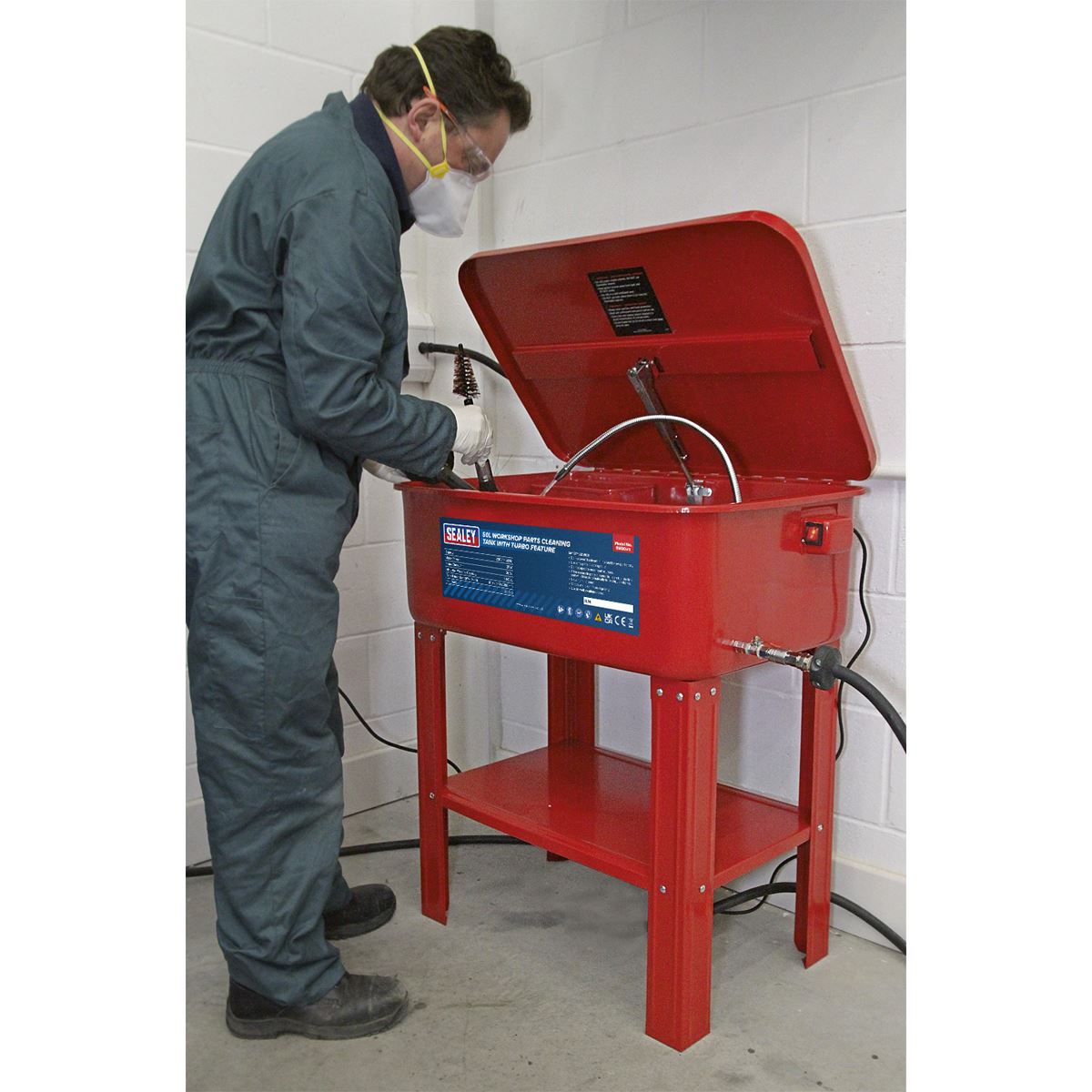 Sealey SM20 Parts Cleaning Tank with Turbo Feature Sealey