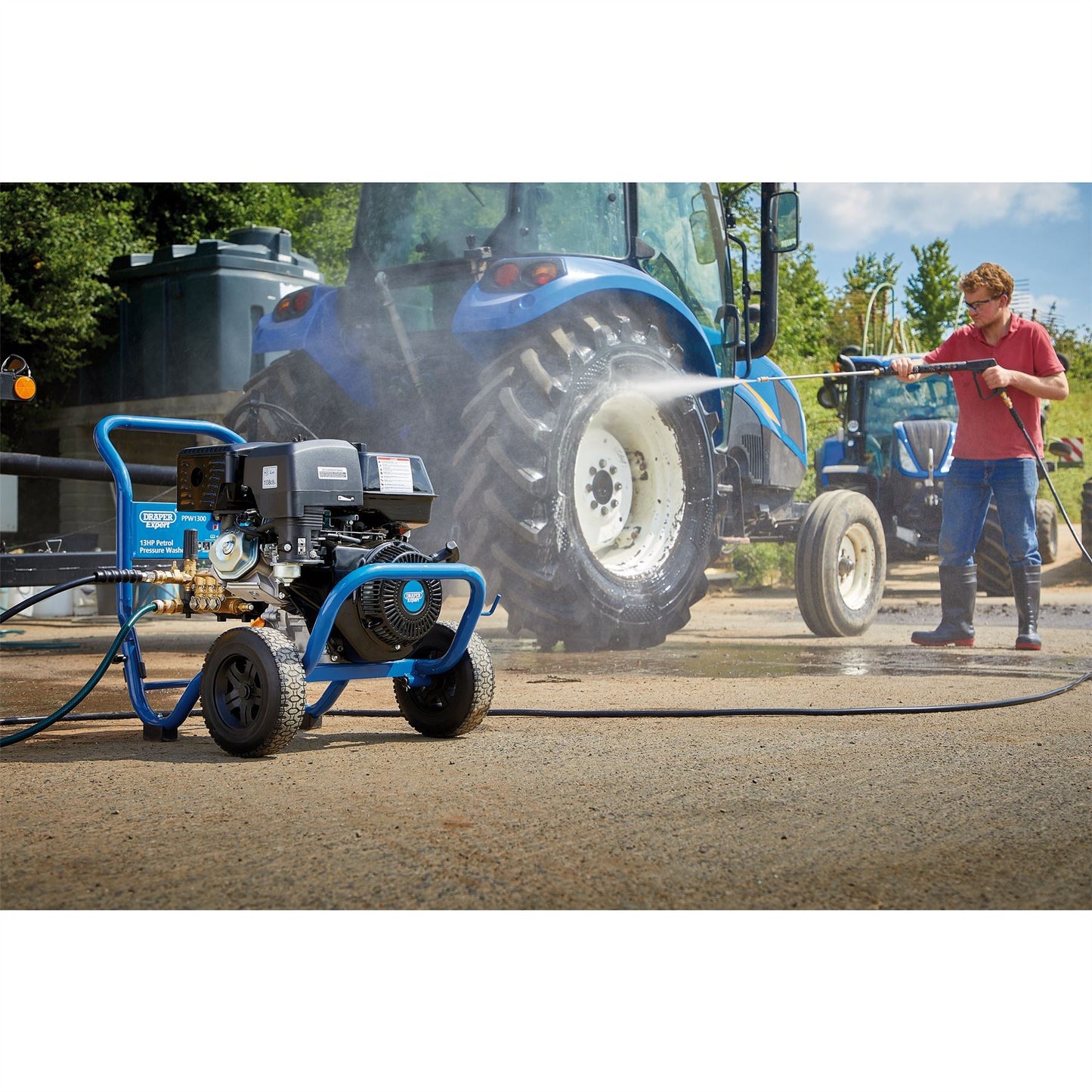 Draper 83819 Expert Petrol Pressure Washer 13Hp Draper