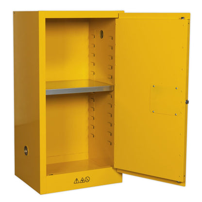 Sealey FSC08 Flammables Storage Cabinet 585 x 460 x 1120mm Sealey