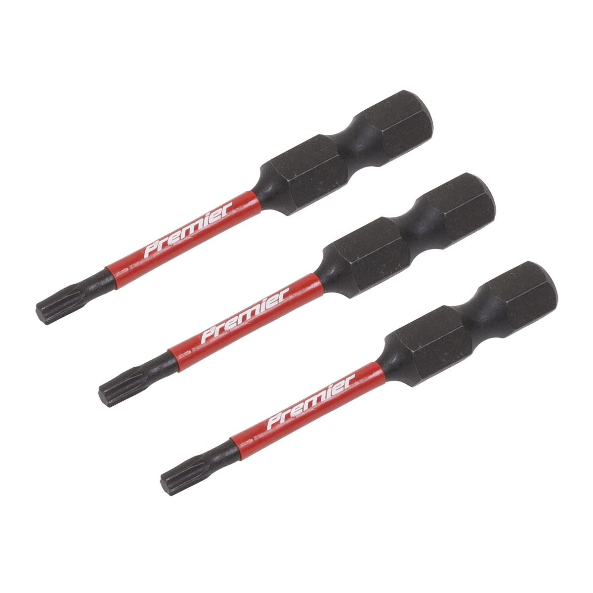 Sealey AK8240 TRX-Star* T10 Impact Power Tool Bits 50mm - 3pc Sealey