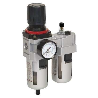 Sealey SA4001 Air Filter/Regulator/Lubricator - High Flow Sealey