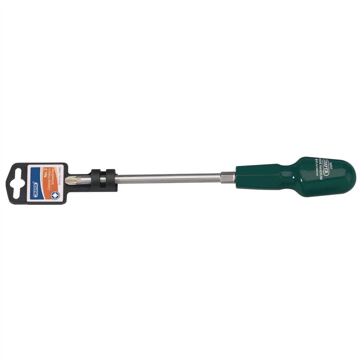 Draper 14088 PZ Type Cabinet Pattern Screwdriver No.3 x 150mm Draper