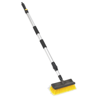 Sealey CC50 Large Angled Flo-Thru Brush with 1.7m Telescopic Handle Sealey