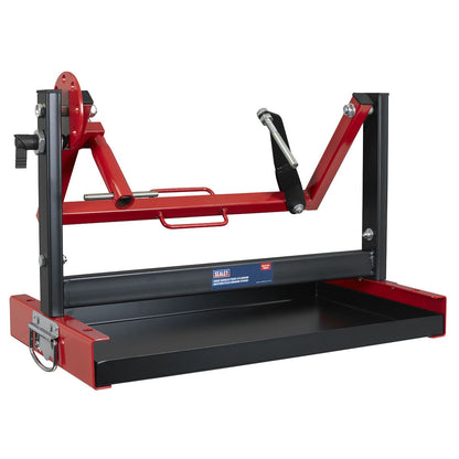 Sealey MES01 Motorcycle Engine Stand Single/Twin Cylinder 30kg Capacity Sealey