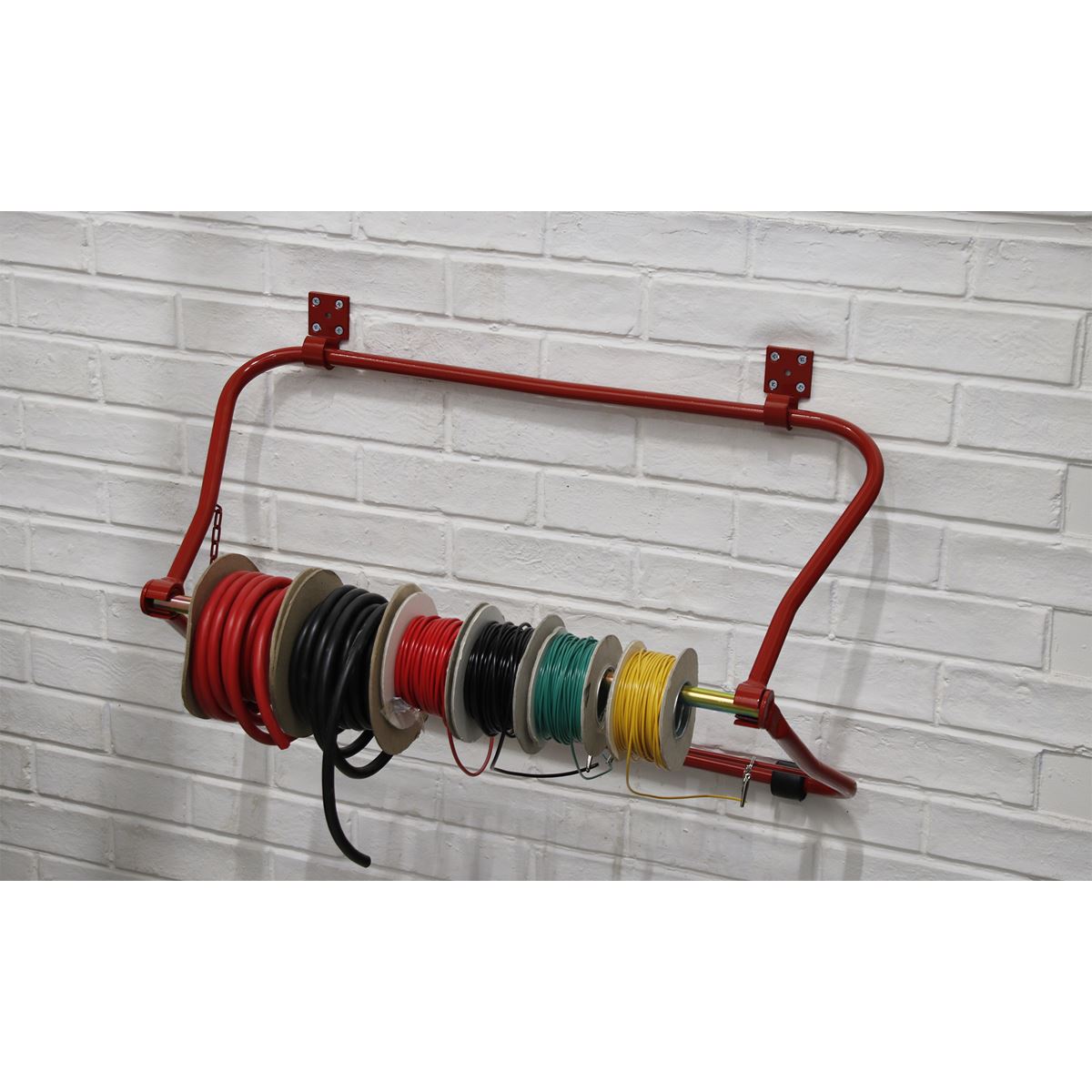 Sealey CC01WB Wall Brackets for CC01 Cable Carrier Stand Sealey