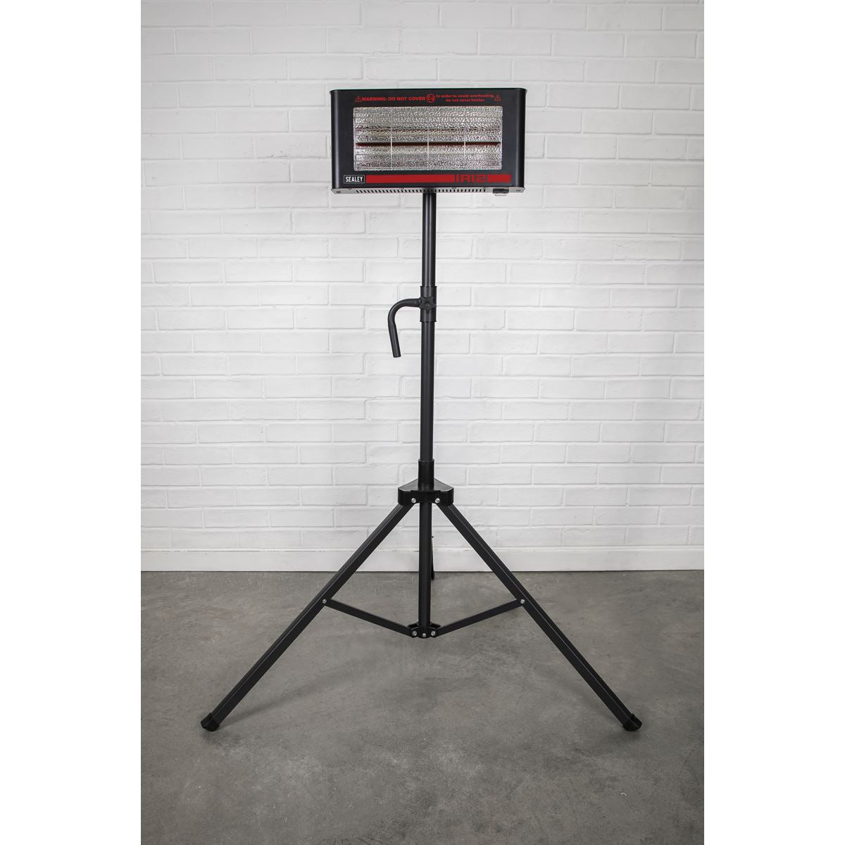 Sealey IR12CT Infrared Quartz Heater with Tripod Stand 230V 1.2kW Sealey
