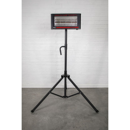 Sealey IR12CT Infrared Quartz Heater with Tripod Stand 230V 1.2kW Sealey