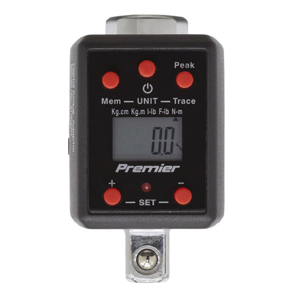 Sealey STW290 Torque Adaptor Digital 1/2"Sq Drive 40-200Nm(29.5-147.5lb.ft) Sealey