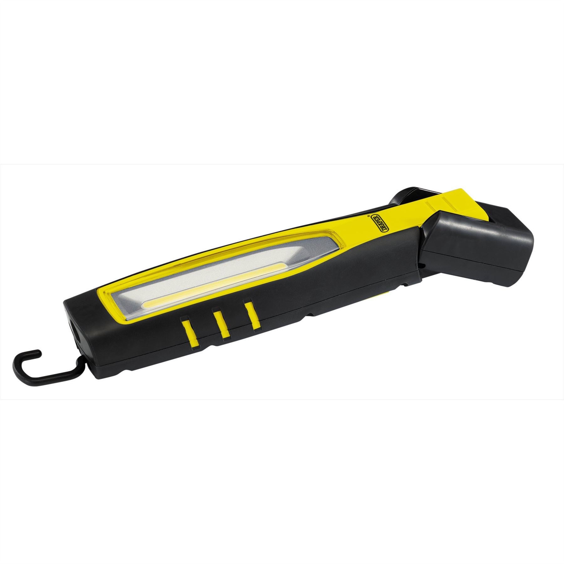 Draper 11762 COB/SMD LED Rechargeable Inspection Lamp 7W 700 Lumens Yellow 1 x USB Cable Supplied Draper