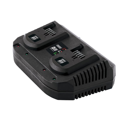 Draper 92239 D20 20V Li-ion Fast Twin Battery Charger 2 x 3.5A Draper