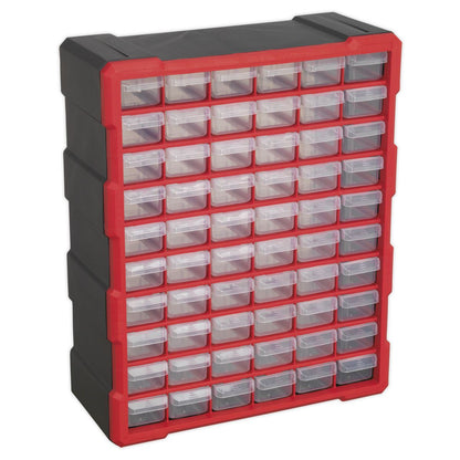 Sealey APDC60R Cabinet Box 60 Drawer - Red/Black Sealey