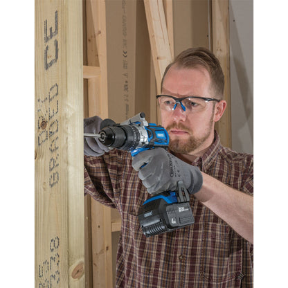 Draper 79894 D20 20V Brushless Combi Drill 1 x 4.0Ah Battery 1 x Fast Charger Draper
