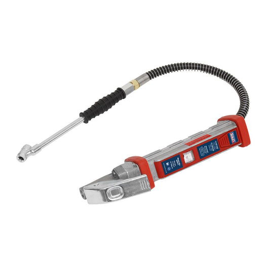Sealey SA371 Tyre Inflator 0.5m Hose with Twin Push-On Connector Sealey