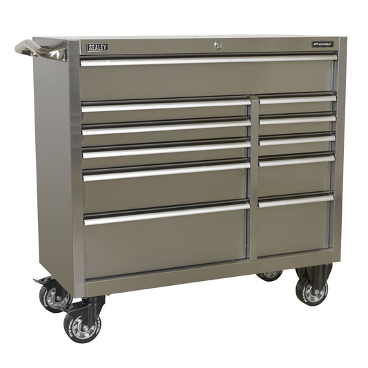 Sealey PTB105511SS Rollcab 11 Drawer 1055mm Extra-Wide Stainless Steel Heavy-Duty Sealey