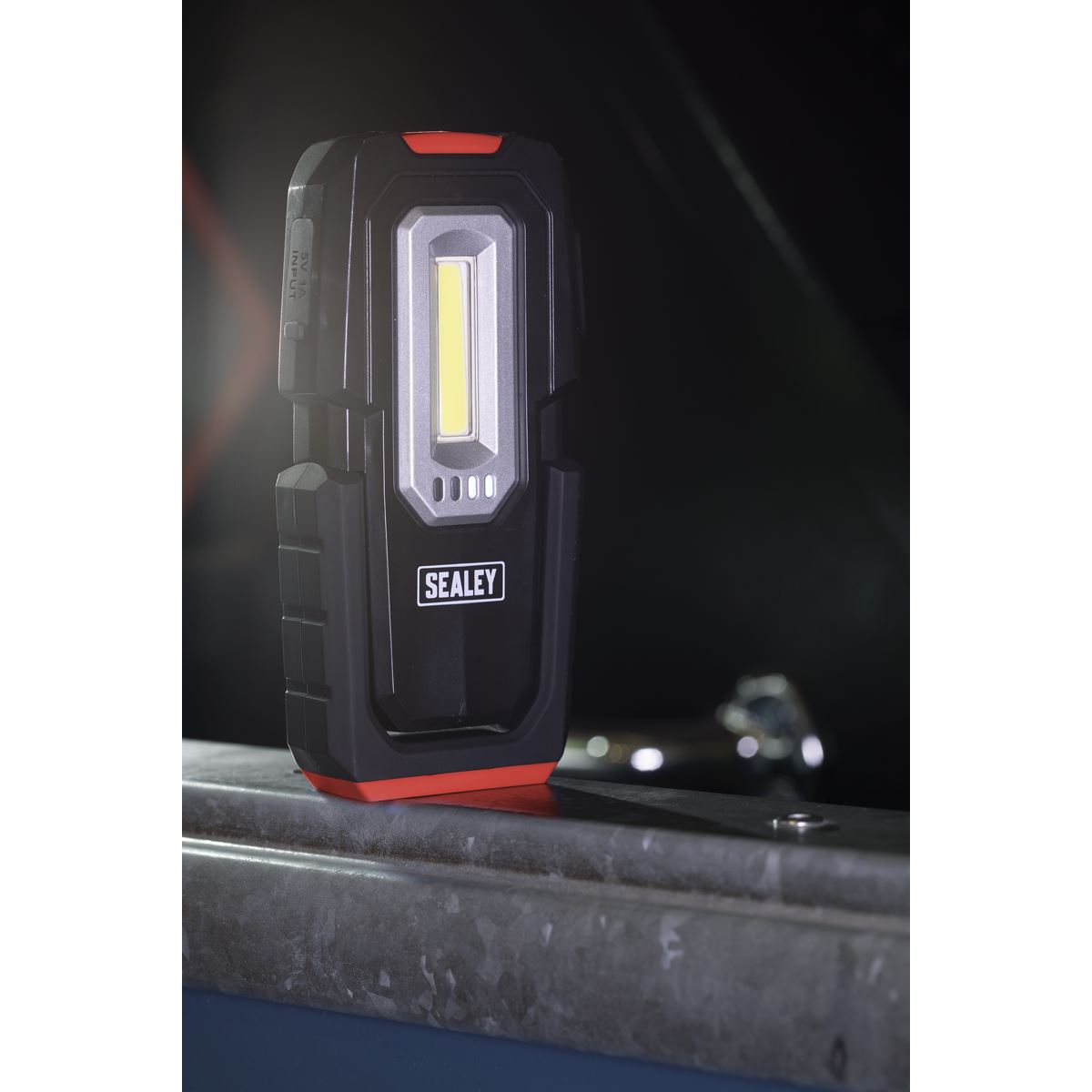Sealey LEDWC03 Inspection Light 3W COB & 1W SMD LED - Wireless Rechargeable Sealey