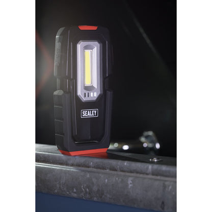 Sealey LEDWC03 Inspection Light 3W COB & 1W SMD LED - Wireless Rechargeable Sealey