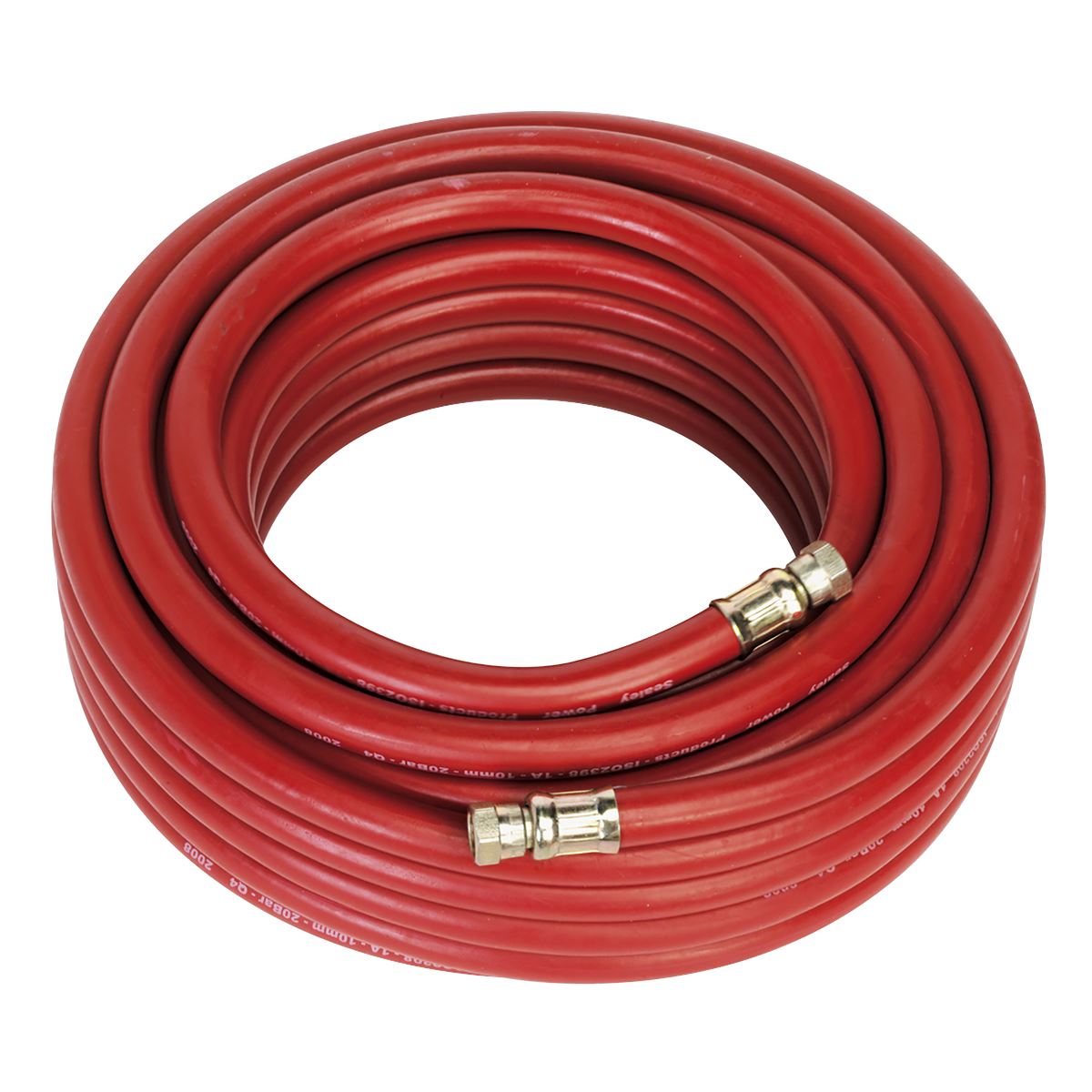 Sealey AHC1538 Air Hose 15m x Ø10mm with 1/4"BSP Unions Sealey