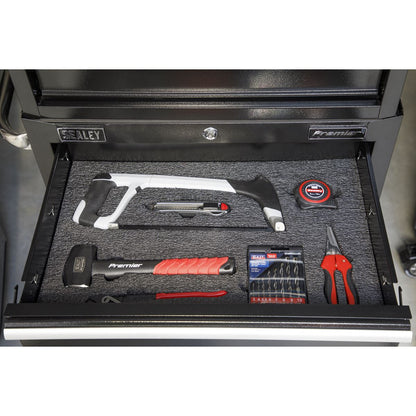 Sealey SF30BK Easy Peel Shadow Foam® Black/Black 1200 x 550 x 30mm Sealey