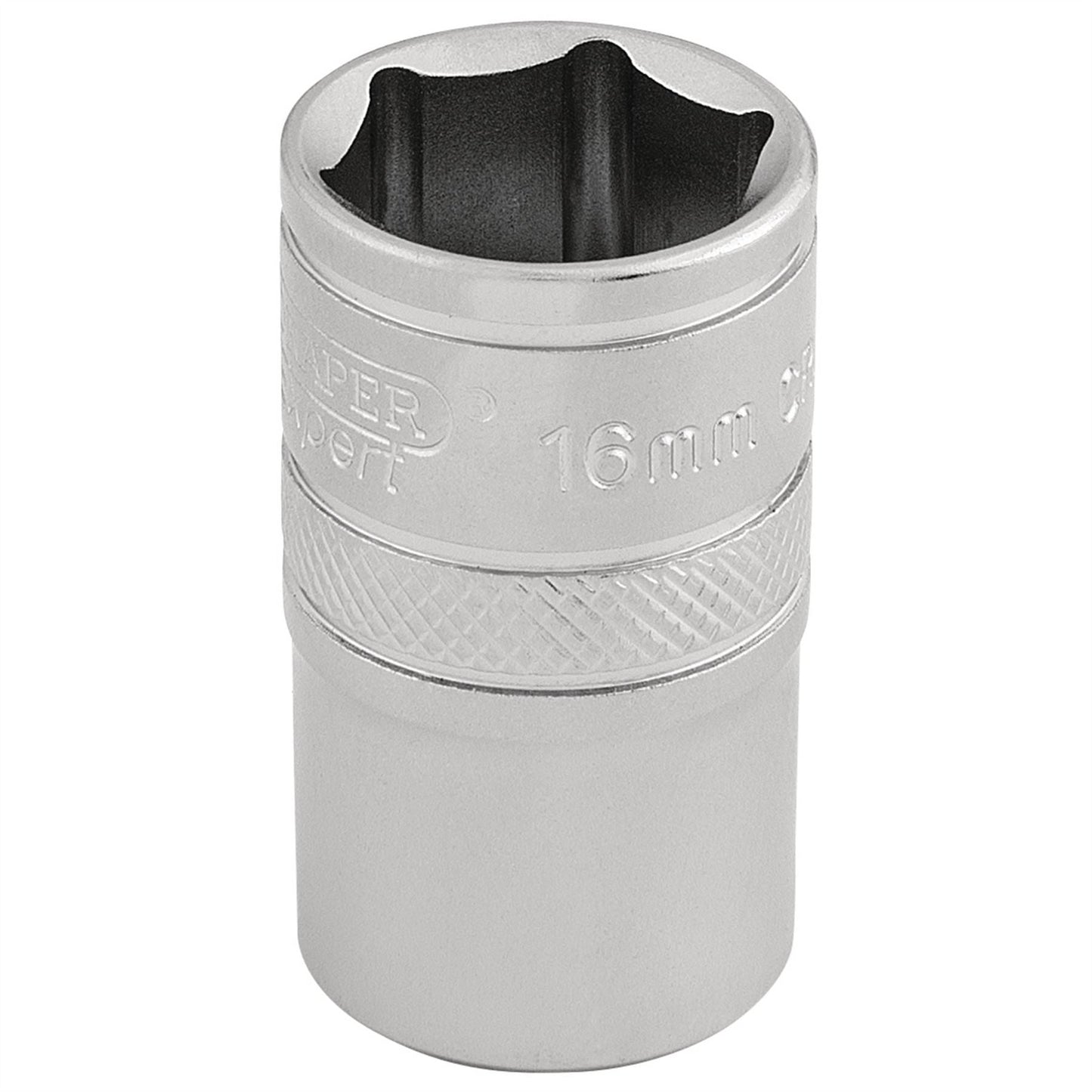 Draper 16606 6 Point Metric Socket 1/2" Sq. Dr. 16mm Draper