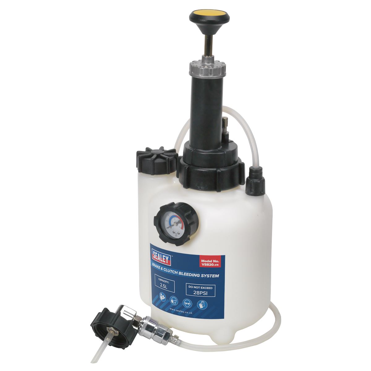 Sealey VS820 Brake & Clutch Bleeding System 2.5L Sealey