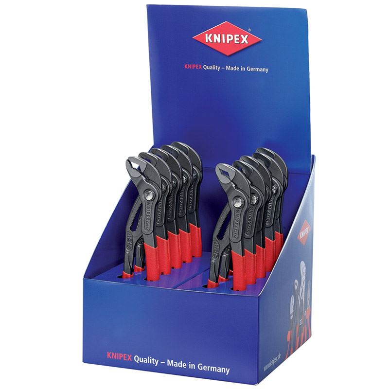 Knipex 05769 Cobra® 00 18 01 V11 Counter Display 10 parts 250mm Draper