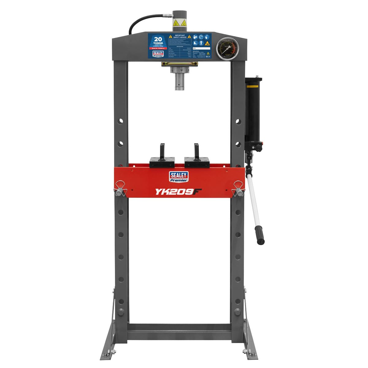 Sealey YK209F Premier Hydraulic Floor Type Press 20 Tonne Sealey