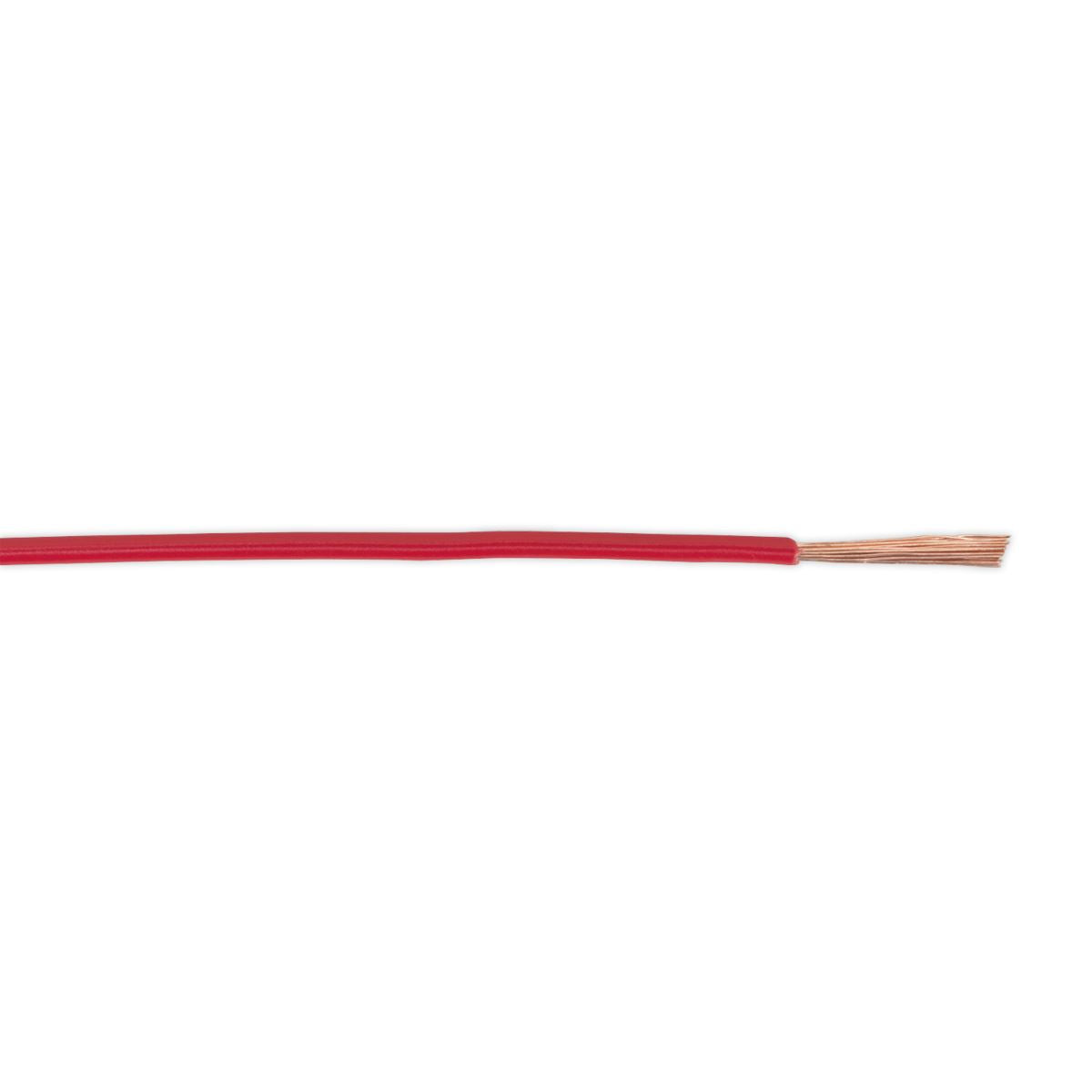 Sealey AC3220RE Automotive Cable Thin Wall Single 1mm² 32/0.20mm 50m Red Sealey