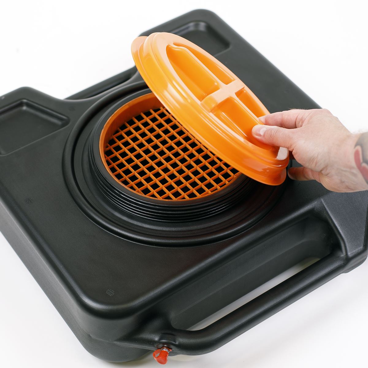 Sealey DRP44 Oil/Fluid Drain & Recycling Container 15L - Wheeled Sealey