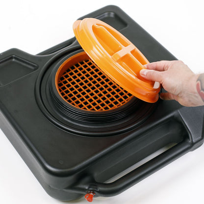 Sealey DRP44 Oil/Fluid Drain & Recycling Container 15L - Wheeled Sealey