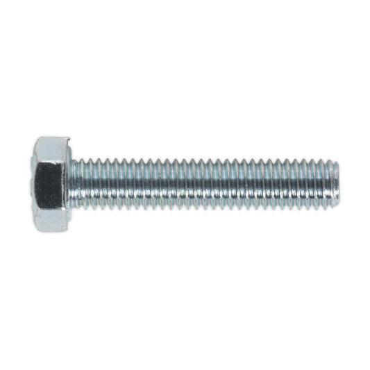 Sealey SS525 HT Setscrew M5 x 25mm 8.8 Zinc Pack of 50 Sealey