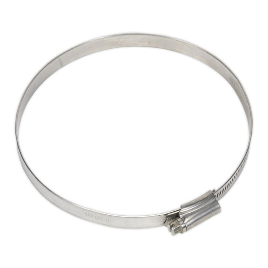 Sealey SHCSS5 Hose Clip Stainless Steel Ø110-130mm Pack of 5 Sealey