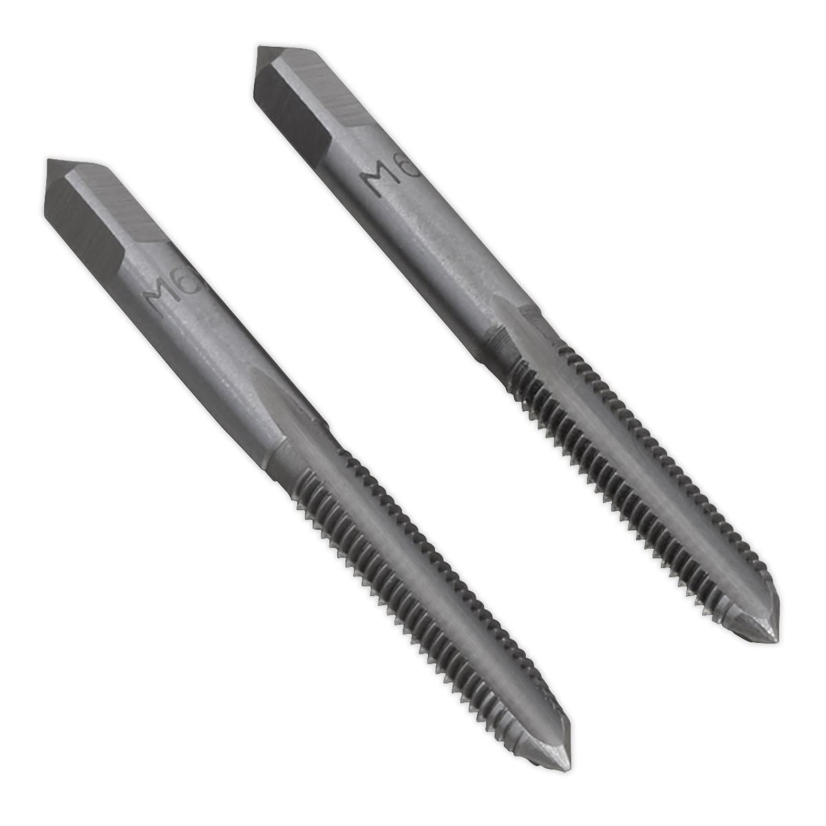 Sealey TSM6 Tap Set 2pc (Taper & Plug) M6 x 1mm Sealey