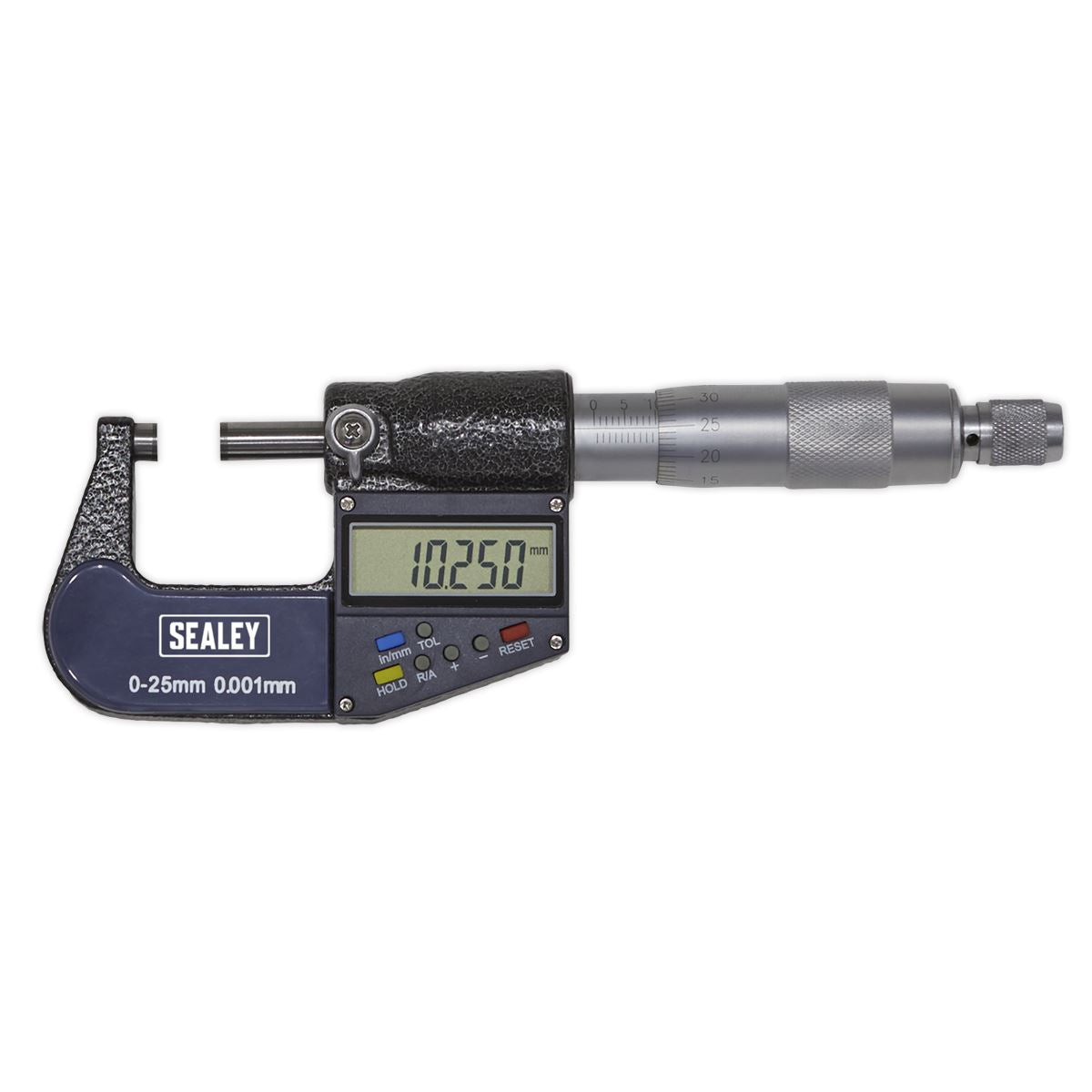 Sealey AK9635D Digital External Micrometer 0-25mm(0-1") Sealey